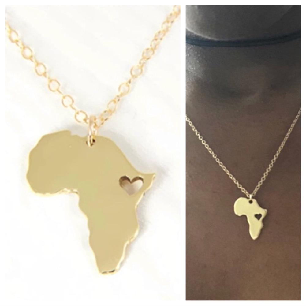 Heart of Africa Dainty Necklace